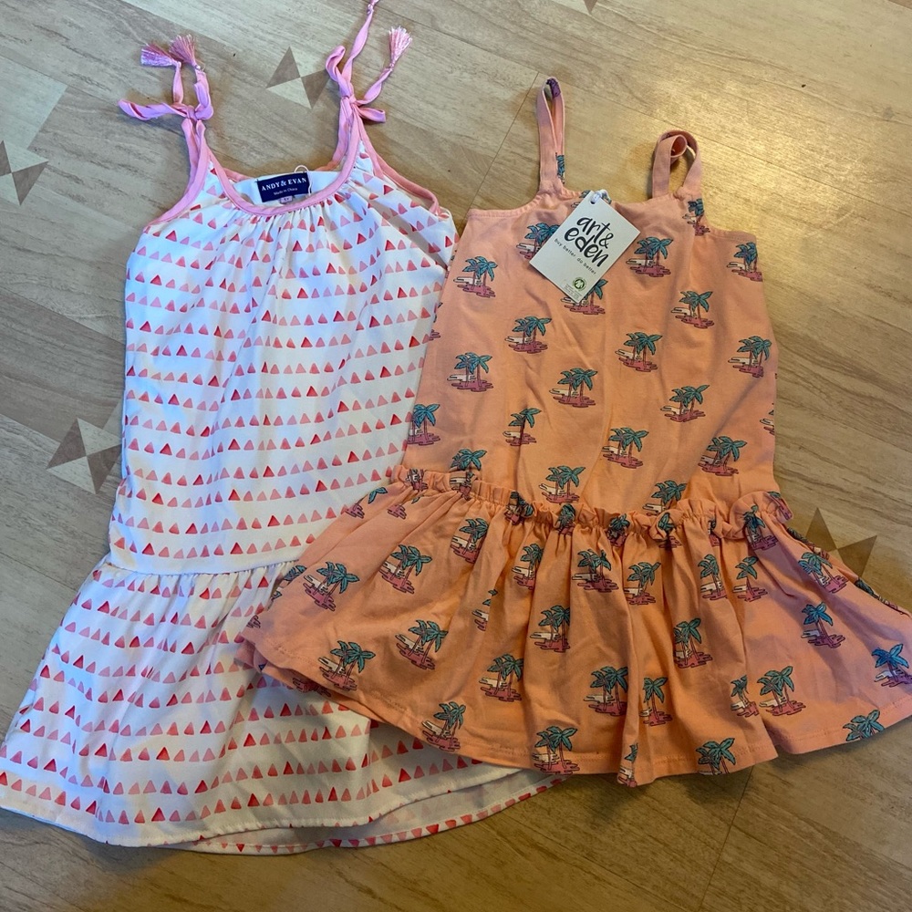 Two girls dresses new